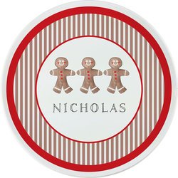 Personalized Childrens Gingerbread Dining Plate