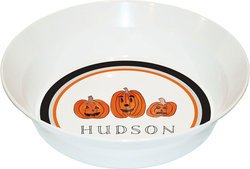 Personalized Childrens Halloween Dining Bowl
