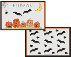 Personalized Childrens Halloween Placemat