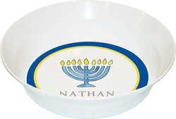 Personalized Childrens Hanukkah Dining Bowl