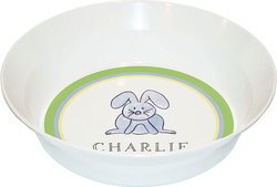 Personalized Childrens Hoppy Easter Dining Bowl