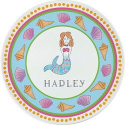 Personalized Childrens Mermaid Dining Plate