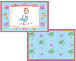 Personalized Childrens Mermaid Placemat
