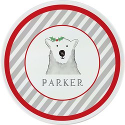 Personalized Childrens Polar Bear Dining Plate