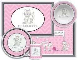 Personalized Childrens Purrfect 4 Piece Table Set