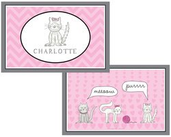 Personalized Childrens Purrfect Placemat