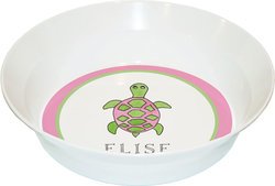 Personalized Childrens Sea Turtle Dining Bowl