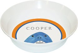 Personalized Childrens Sharks And Minnows Dining Bowl