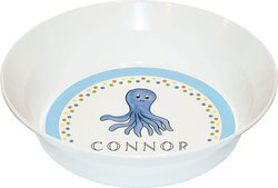 Personalized Childrens Under The Sea Dining Bowl
