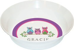Personalized Childrens What A Hoot Dining Bowl