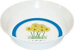 Personalized Childrens Wildflowers Dining Bowl