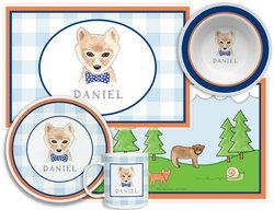 Personalized Childrens Woodsy Fox 4 Piece Table Set