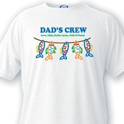 Personalized Dad T Shirt - Dad's Crew