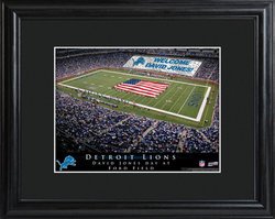 Personalized Detroit Lions Stadium Print