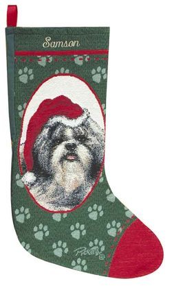 Personalized Dog Christmas Stocking - Shih Tzu