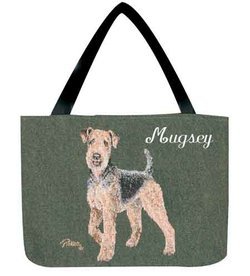 Personalized Dog Tote - Airedale