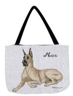 Personalized Dog Tote - Great Dane
