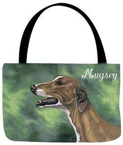 Personalized Dog Tote - Greyhound