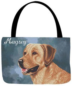 Personalized Dog Tote - Lab (Yellow)
