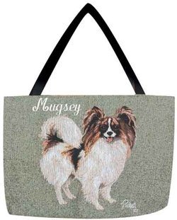 Personalized Dog Tote - Papillon