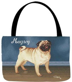 Personalized Dog Tote - Pug