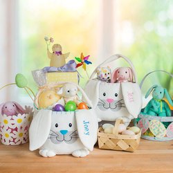 Kids Personalized Easter Bunny Basket