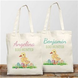 Personalized Egg Hunter Tote Bag
