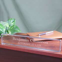 Personalized Executive Name Plate