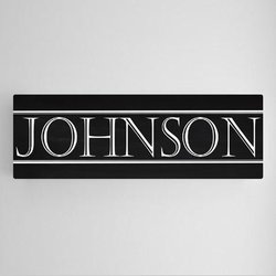 Personalized Family Name Canvas Print
