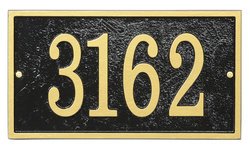 Personalized Fast & Easy Rectangle Address Plaque