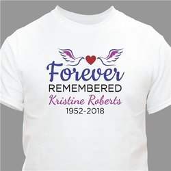 Personalized Forever Remembered T-Shirt