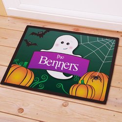 Personalized Ghost Doormat - Large