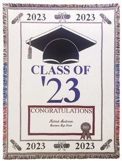Personalized Graduation Afghan