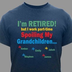 Personalized Grandparent Retirement T-Shirt