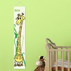 Personalized Growth Chart - Growing Giraffe