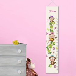 Personalized Growth Chart - Pretty Monkeys