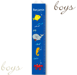 Personalized Growth Chart - Under the Sea