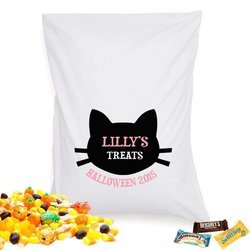 Personalized Halloween Treat Pillowcase