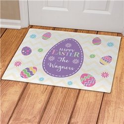 Personalized Happy Easter Doormat