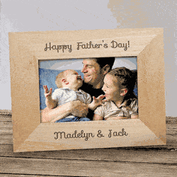 Personalized Happy Father's Day Picture Frame