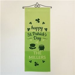 Personalized Happy St. Patrick's Day Wall Hanging