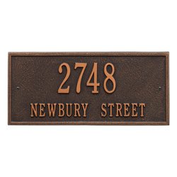 Personalized Hartford Address Plaque - 2 Line