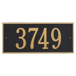 Personalized Hartford Large Address Plaque - 1 Line