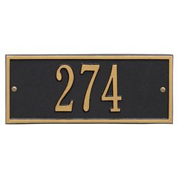 Personalized Hartford Mini Address Plaque -1 Line