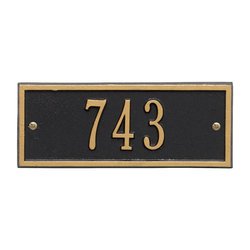 Personalized Hartford Small Address Plaque - 1 Line