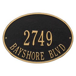 Personalized Hawthorne Address Plaque - 2 Line