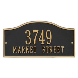 Personalized Hills Address Plaque - 2 Line