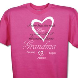 Personalized How Much Love T-Shirt