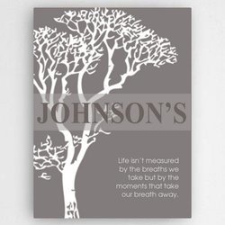 Personalized Inspirational Canvas Sign