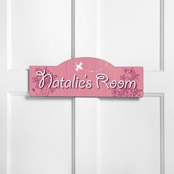 Personalized Kids Room Sign - Daisy Delight